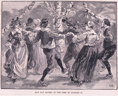 Meidagrevels in de tijd van Karel II door Gordon Frederick Browne